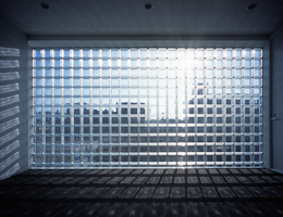 2005 ガラスブロック乾式工法、日本電気硝子　Dry Construction System of Glass Block Wall, Nippon Electric Glass Co., Ltd.