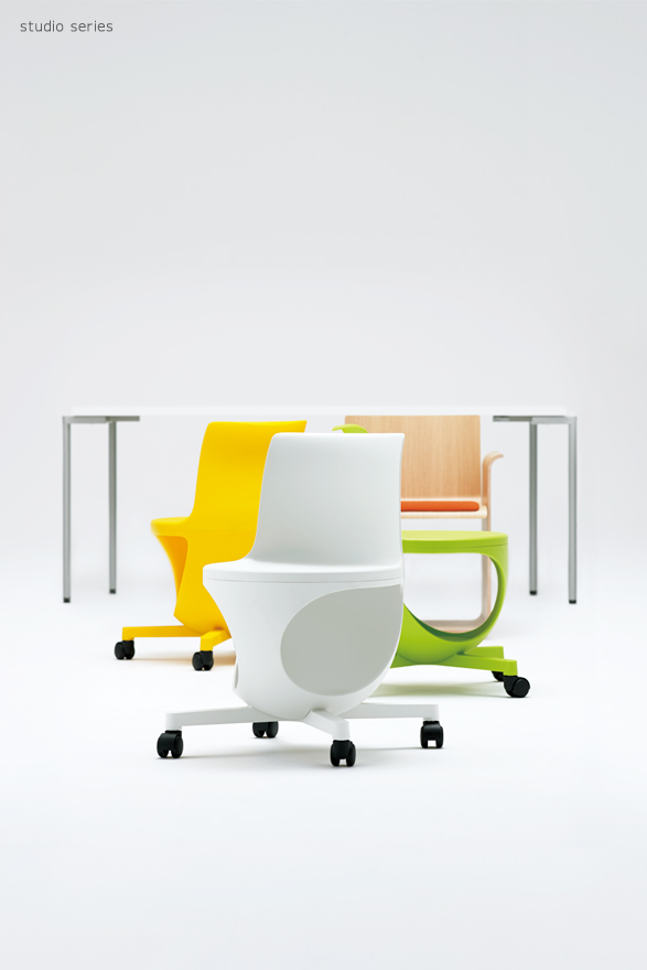 2013 Studio Series / e-chair, L-table, v-chair、岡村製作所　Studio Series / e-chair, L-table, v-chair, OKAMURA CORPORATION